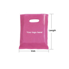Customized logo recycled small size boutique jewelry/cosmetic packing mini plastic poly bag